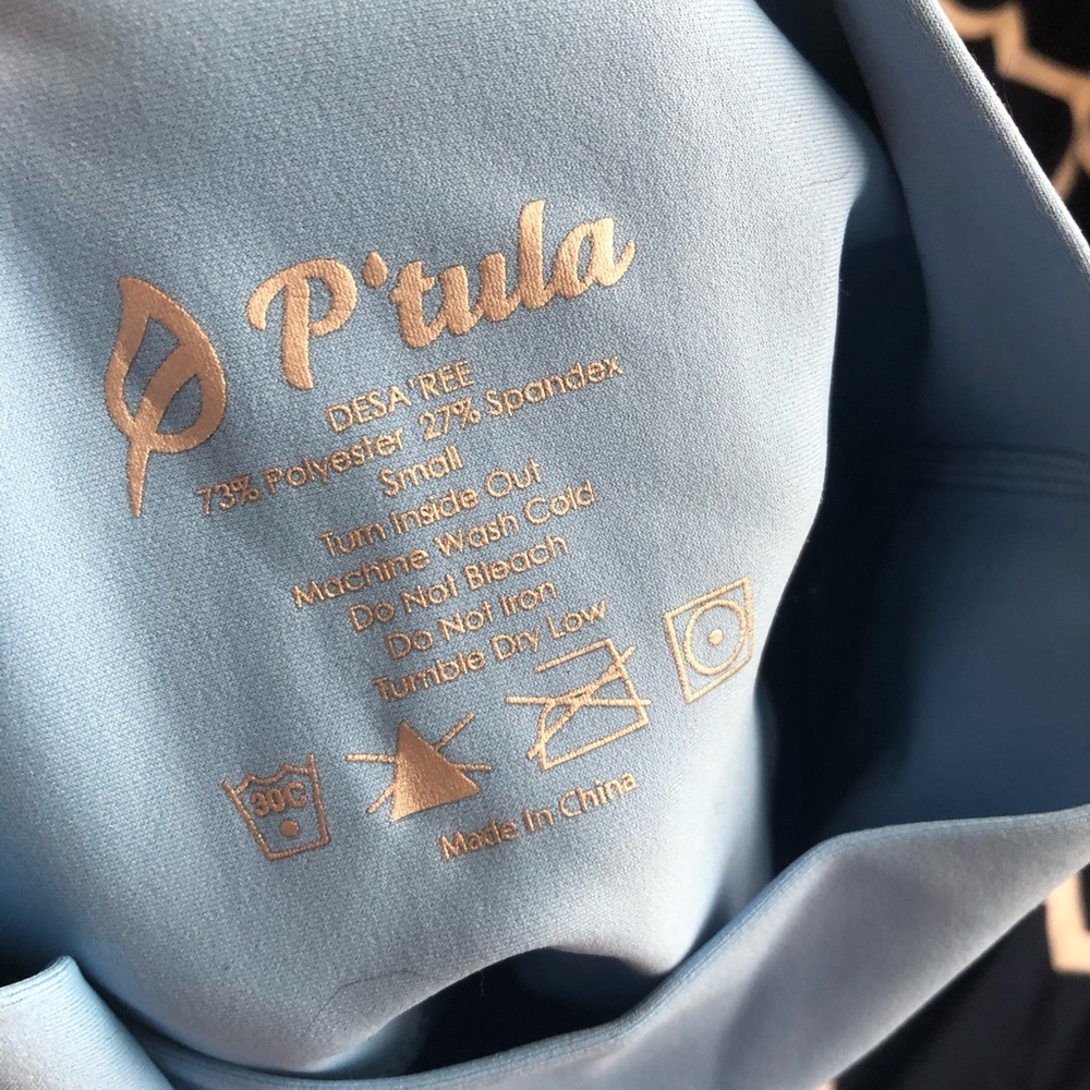 Baby blue Desiree  ptula leggings
